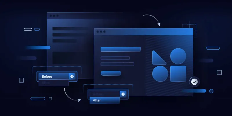 مقایسه بازطراحی و طراحی جدید سایت